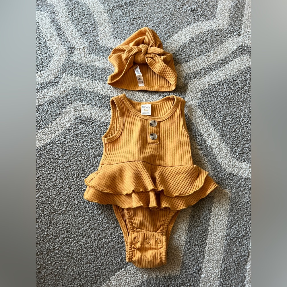 PL Baby Outfit with Head Wrap